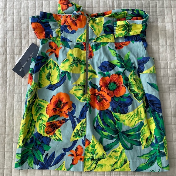 French Connection floral paper bag skirt - Picture 4 of 9
